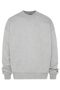 AD-AM Sweatshirt Oversized Unisex grey melange