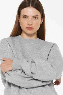 AD-AM Sweatshirt Oversized Unisex grey melange