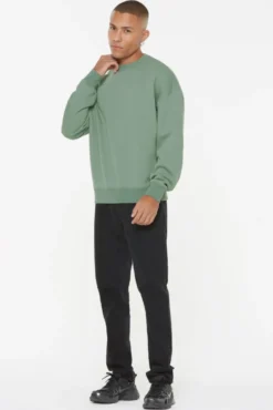 AD-AM Sweatshirt Oversized Unisex jade green | XS