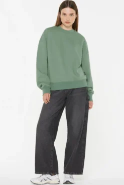 AD-AM Sweatshirt Oversized Unisex jade green | XS