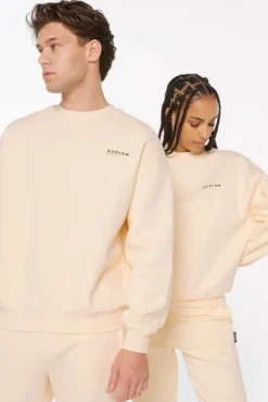 AD-AM Sweatshirt Unisex cream