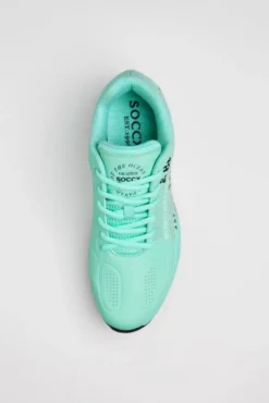 Air Cushion Sneaker mit Wording Print french mint
