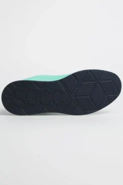 Air Cushion Sneaker mit Wording Print french mint