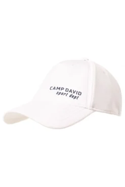 Base Cap aus Interlock-Jersey mit Logo Print white