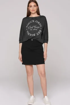 Basic Cargo Rock mit Klappentaschen black