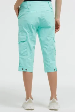 Basic Skaterhose mit Beintaschen crystal aqua
