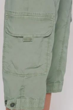 Basic Skater-Shorts mit Beintaschen faded olive