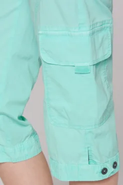 Basic Skater-Shorts mit Beintaschen aqua splash