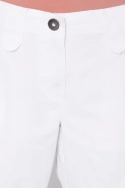 Basic Skater-Shorts mit Beintaschen opticwhite