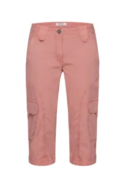 Basic Skater-Shorts mit Beintaschen beachy red