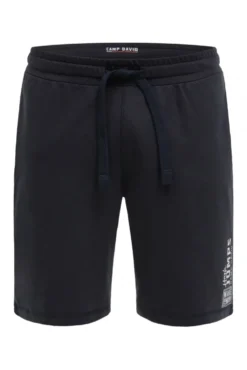 Basic Sweatshorts mit Label Print blue navy | S