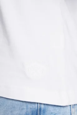 Basic T-Shirt mit Rundhalsausschnitt opticwhite