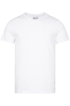 Basic T-Shirt mit Rundhalsausschnitt opticwhite