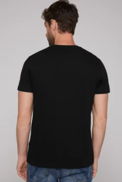 Basic T-Shirt Rundhals 2er-Pack black