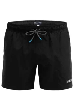 Beachshorts mit Rubber Patch black