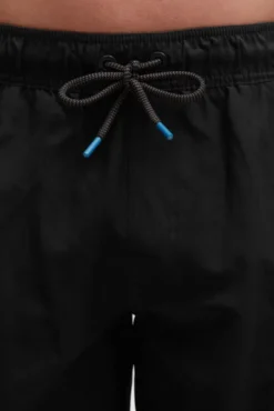 Beachshorts mit Rubber Patch black