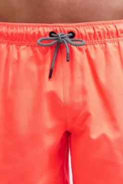 Beachshorts mit Rubber Patch neon flame