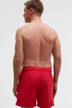 Beachshorts mit Rubber Patch flight red