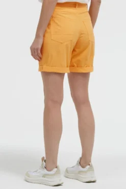 Bermudashorts mit Zip Fly fresh mango