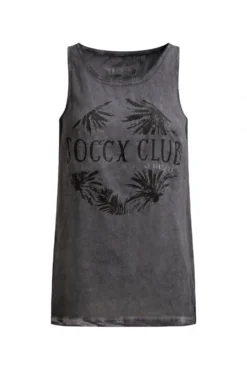 Blusen-Top Oil Dyed im Materialmix grey bay