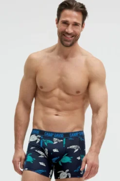 Boxershorts mit All Over Print, 2er-Pack navy / red