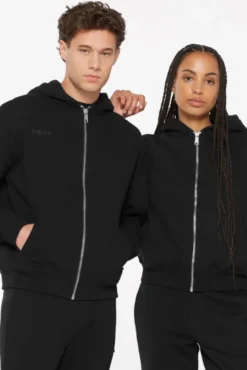 BRU-NO Hoodie Jacket Unisex black