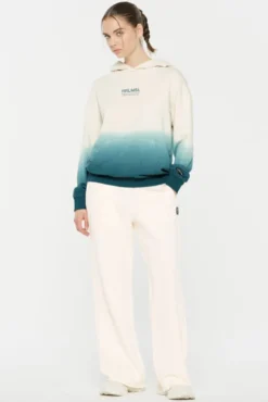 CAN-NES Hoodie Dip Dyed fog blue | S