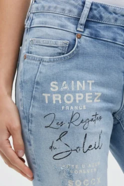 Capri Jeans LY:IA Regular Fit salt blue print