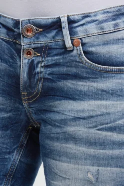 Capri Jeans MI:LO Slim Fit distressed vintage blue
