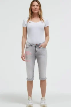 Capri Jeans RO:MY Regular Fit light grey printed jogg