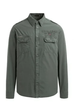 Cargohemd Langarm mit Artworks dusty green
