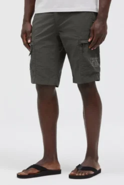 Cargo Shorts aus Ripstop-Nylon pure anthra