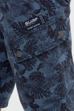 Cargo Shorts mit All Over Print harbour blue