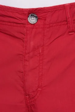Cargo Shorts mit Logo-Tapes nautical red