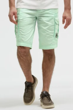 Cargo Shorts mit tonigen Tapes light mint