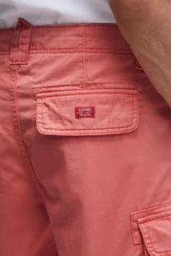 Cargo Shorts mit Wasch-Effekten wild salmon
