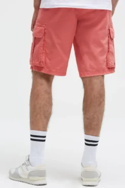 Cargo Shorts mit Wasch-Effekten wild salmon