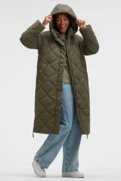 CA:RO Puffer Coat deep khaki