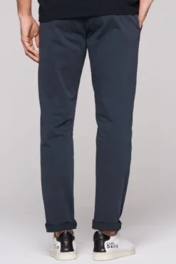 Chinohose aus Twill blue navy | S