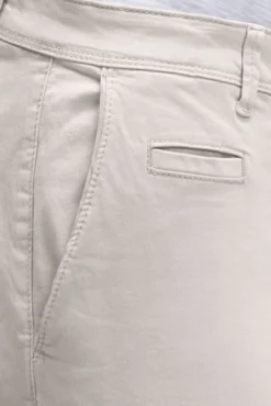 Chinohose aus Twill french grey