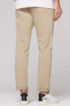 Chinohose aus Twill tan