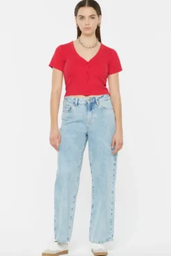 CLE-O Cropped Rib Cardigan glory