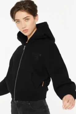 DAR-LA Hoodie Jacket cropped black