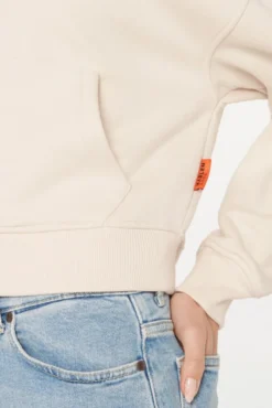 DAR-LA Hoodie Jacket cropped ecru