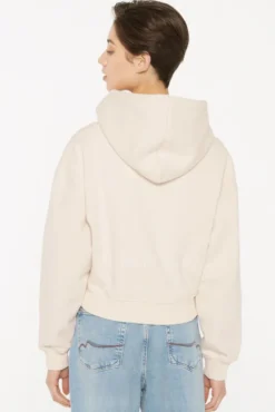 DAR-LA Hoodie Jacket cropped ecru