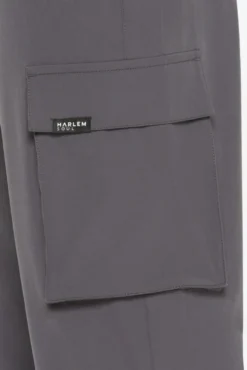 DE-YN Nylon Cargo Pants asphalt