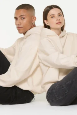 ELY-AS Hoodie Oversized Unisex ecru
