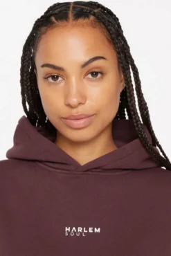 ELY-AS Hoodie Unisex mit Backprint cranberry juice