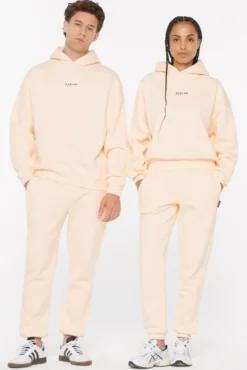 ELY-AS Hoodie Unisex mit Backprint cream