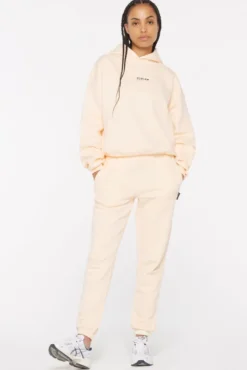 ELY-AS Hoodie Unisex mit Backprint cream